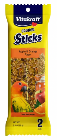 Apple & Orange Conure Crunch Sticks