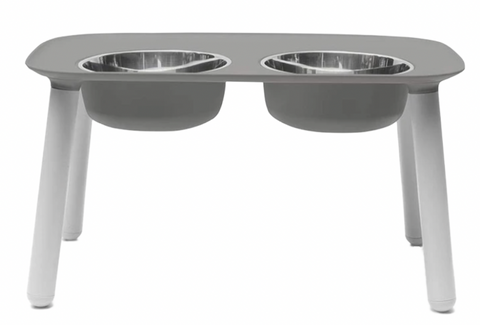Elevated Feeder with Stainless Steel Bowls